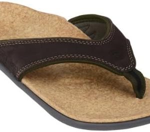 Spenco Yumi Leather Sandal for Men – Comfortable & Stylish Footwear for Daily Wear – Arch Support & Durable Design – Siz