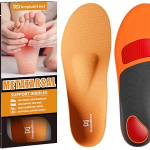 Arch Support Insoles - Orthotic Inserts for Metatarsalgia & Morton's Neuroma - Pain Relief for Standing All Day - Men &