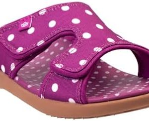 Spenco Women's Kholo Dot Slide Sandal | Comfortable Casual Footwear for Women | Ideal for Everyday Wear | Arch Support &