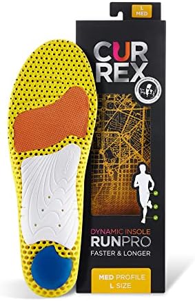 CURREX RunPro Insoles for Running Shoes - Arch Support Inserts for Men & Women, Enhance Performance & Reduce Fatigue (Me