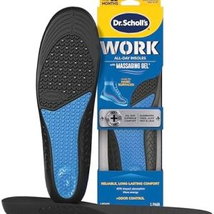 Dr. Scholl's All-Day Comfort Insoles - Arch Support Inserts for Hard-Working Men & Women - Features Massaging Gel & Odor