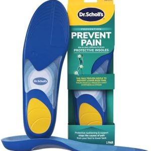 Dr. Scholl's Protective Insoles for Men's Shoes - Prevent Foot, Knee, and Lower Back Pain - Promote Foot Health & Wellne