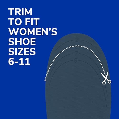 Dr. Scholl’s Energizing Comfort Men’s Everyday Insoles - Shock Absorbing, Arch Support - Massaging Gel for All-Day Comfo