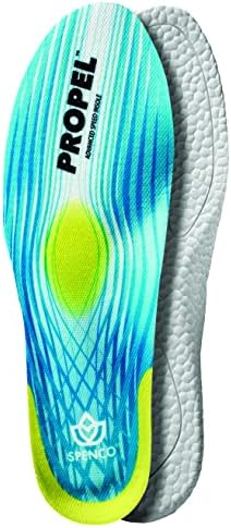 Spenco Propel Performance Shoe Insoles for Men & Women – Comfortable Support for Arch Pain Relief – Best for Running & D