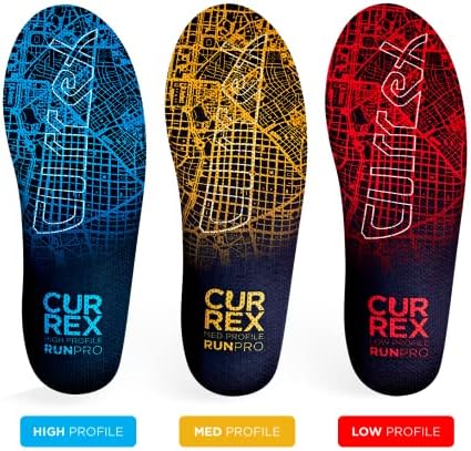 CURREX RunPro Insoles for Running Shoes - Arch Support Inserts for Men & Women, Enhance Performance & Reduce Fatigue (Me